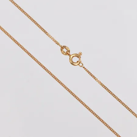 Kedja, Pansar, 42,5cm, bredd 1,1mm, 18K  Vikt: 2,5 g