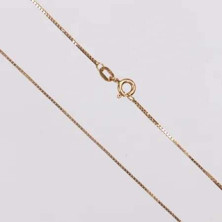 Kedja, Venezia, Guldfynd, 45cm, bredd 0,8mm, 18K  Vikt: 2,5 g