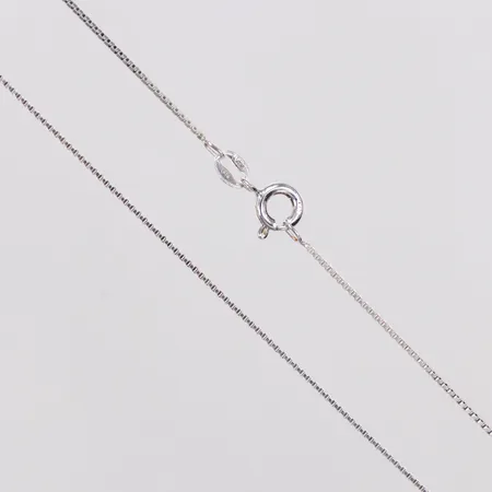 Kedja, Venezia, Guldfynd, 36cm, bredd 0,7mm, 925/1000 silver Vikt: 1,3 g