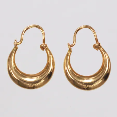 Ett par örhängen, 17mm, 18K  Vikt: 1,5 g