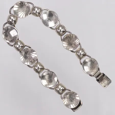 Armband, Alton år 1974, 18,5cm, bredd 13mm, silver Vikt: 18,6 g