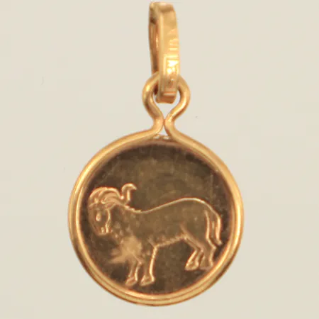 Hänge, Ø ca 10mm, 18K Vikt: 0,7 g