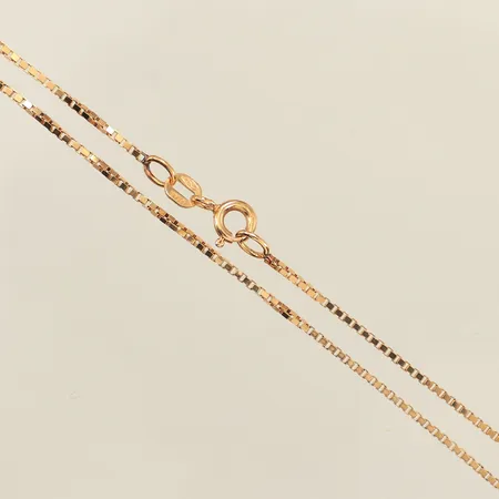 Kedja Venezia, ca 51cm, bredd ca 1mm, 18K Vikt: 4,5 g
