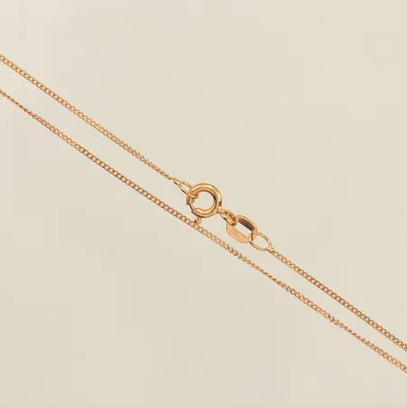 Kedja Pansar, Balestra, ca 42,5cm, bredd ca 0,8mm, 18K Vikt: 1,3 g