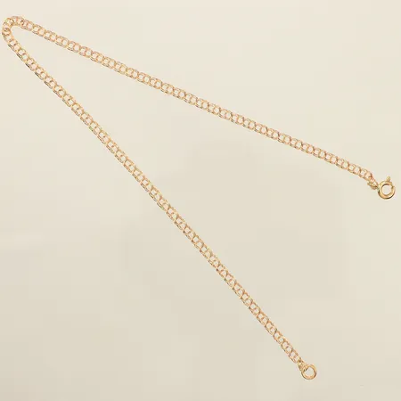 Vristlänk Bismarck, ca 25cm, bredd ca 2,5mm, 18K Vikt: 2 g