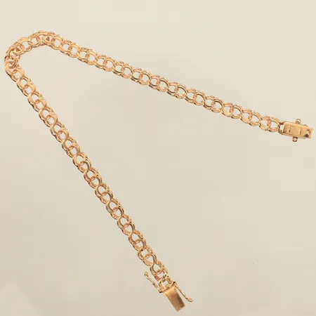 Armband Bismarck, ca 20cm, bredd ca 4,8mm, 18K Vikt: 7,2 g