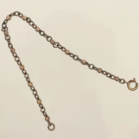 Armband, längd 18cm, bredd 3,1mm, 830/1000 silver Vikt: 4,4 g