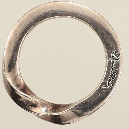 Hänge Viking, Efva Attling, Ø ca 30mm, bredd ca 5mm, 925/1000 silver Vikt: 13,9 g