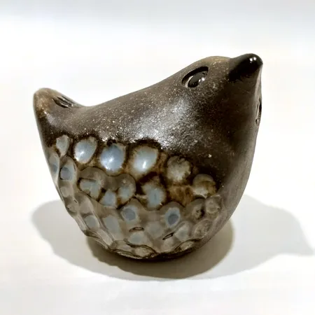 Figurin, Fågel, formgivare Bengt Wall, Trosa, höjd ca 7cm, keramik