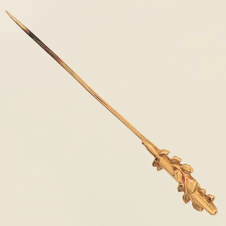 Kragnål, ca 5cm, Sporrong år 1972, 18K Vikt: 1,2 g