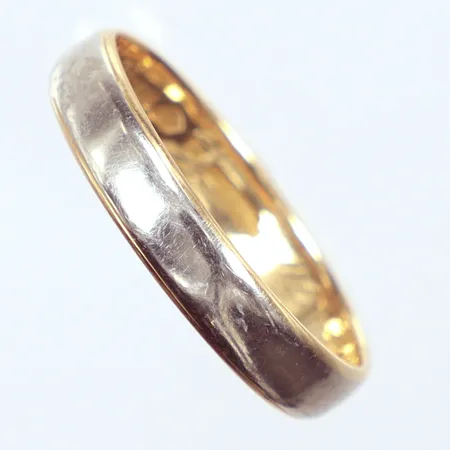 Ring, gravyr, Ø22¾, vitguld, 18k   Vikt: 5 g