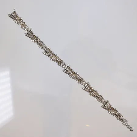 Armband, 18,5cm, bredd 9mm, silver 925/1000 Vikt: 24,4 g