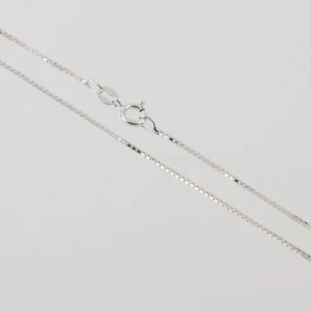 Kedja venezia, längd 34cm, bredd 0,9mm, silver  Vikt: 2,5 g