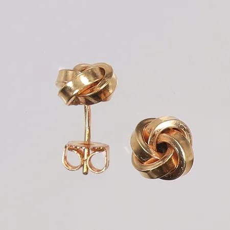 Ett par örhängen "knutar", Ø7mm, 18K  Vikt: 1,4 g