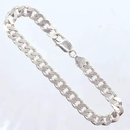 Armband Pansar, längd 20,5cm, bredd 7,3mm, låsögla saknas, silver 925/1000 Vikt: 18,9 g