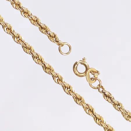 Halskedja Cordell, 46,5cm, bredd 2,5mm, ihålig, 14K Vikt: 3,3 g