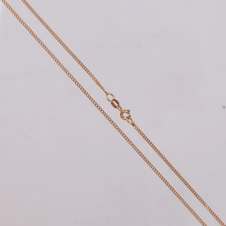 Kedja Pansar, längd 44cm, bredd 1,5mm, Balestra, 18K  Vikt: 4 g