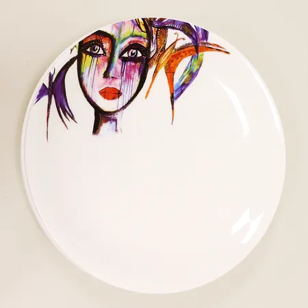 4 tallrikar Carolina Gynning, Slice of Life, Ø22,5cm, Rask & Co AB. Vikt: 0 g Skickas med postpaket.