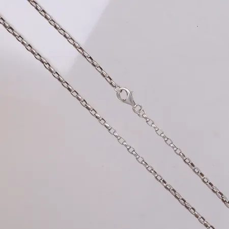 Kedja, längd 50cm, bredd 3,2mm, silver 925/1000 Vikt: 13,9 g