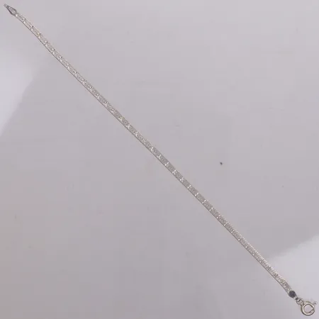 Armband, 18,5cm, bredd: 2,6mm, 925/1000 silver Vikt: 2,1 g