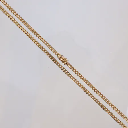 Kedja Pansar 50cm bredd 3mm, Jo'ans Guld Köping, 18K Vikt: 27,8 g