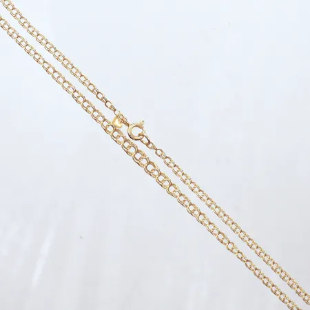 Collier  doserad  Bismarck, längd 44cm, 4,5mm-2,9mm, 18K  Vikt: 4,7 g