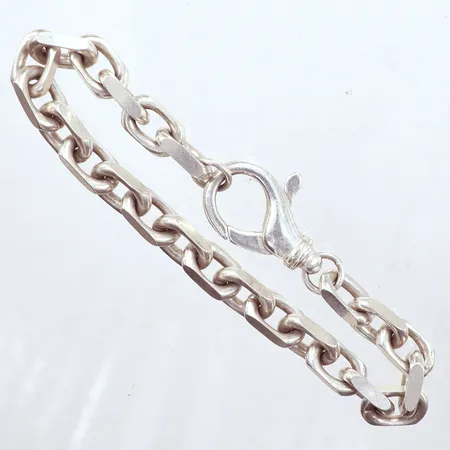 Armband Ankar, Guldfynd, längd 22cm, bredd 8,1mm,  silver 925/1000 Vikt: 46,2 g