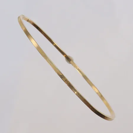 Armring Ø72mm bredd 2mm stämplad HS, 14K  Vikt: 3,9 g