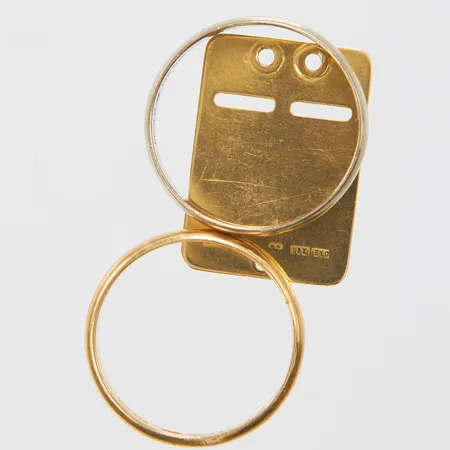 Diverse guld, gravyrer, skeva, 18K Vikt: 10,7 g