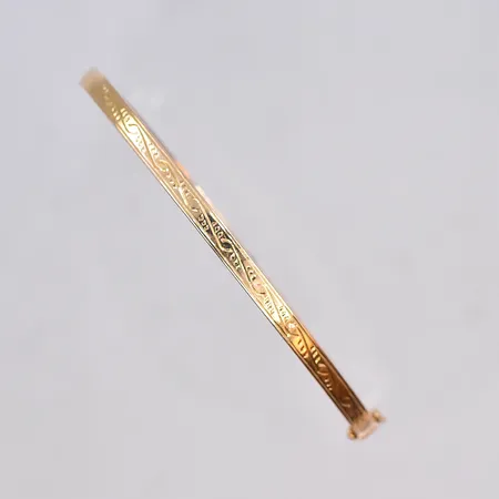 Armring, Ø60 mm, bredd 3 mm, 18K. Vikt: 7,2 g