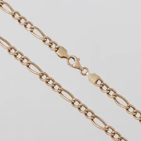 Collier, längd 57 cm, bredd 4.9 mm, 14k. Vikt: 13,9 g