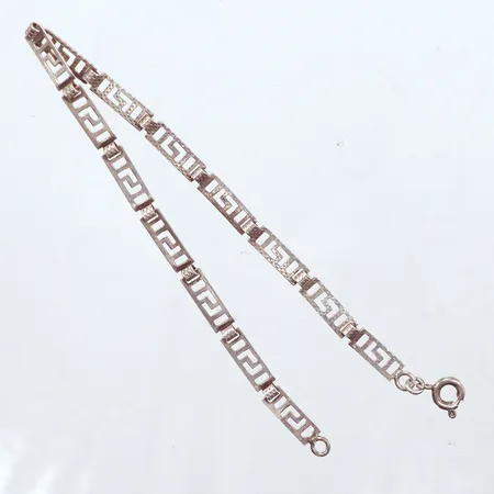 Armband, längd 19,5cm bredd 4,3cm, silver 925/1000 Vikt: 2,3 g