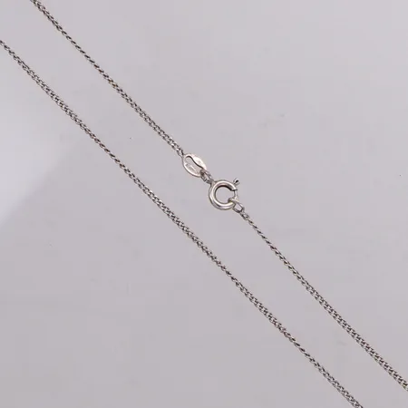 Kedja, pansar, 42,5cm, bredd: 1,3mm, Guldfynd, 925/1000 silver Vikt: 2,1 g
