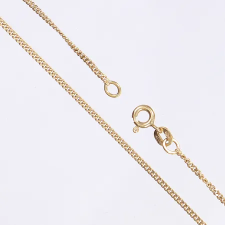 Halskedja pansar, 45cm, bredd 1,5mm, 18K Vikt: 3,7 g