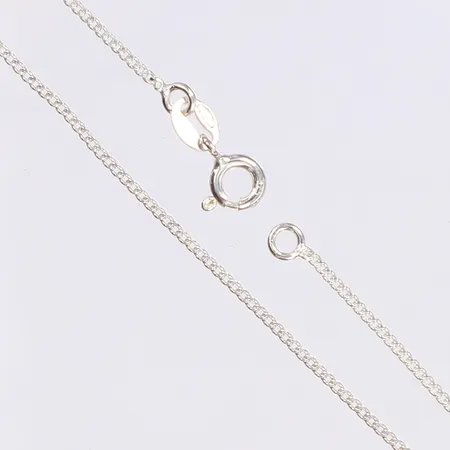 Halskedja pansar, 41cm, bredd 1mm, silver 925/1000 Vikt: 1,5 g