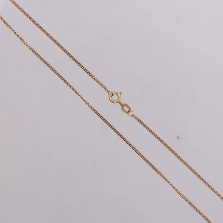 Kedja Pansar, längd 45cm, bredd 1,2mm, GHA, 9K Vikt: 2 g