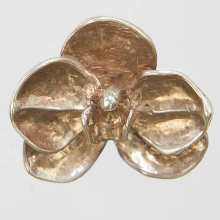 Hänge Blomma, längd ca 20mm, bredd 23,5mm, silver Vikt: 4,9 g