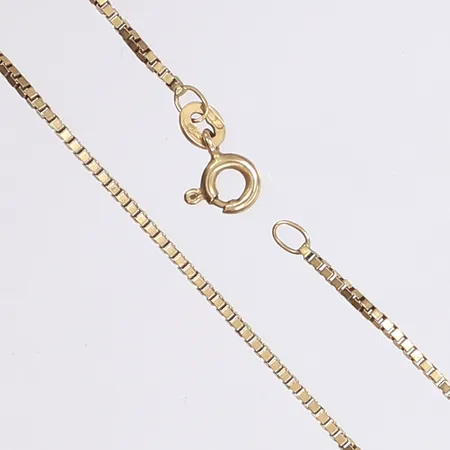 Halskedja Venezia, 42,5cm, bredd 1,2mm, 18K Vikt: 4,4 g