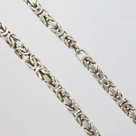 Kedja Kejsarlänk, längd ca 60,5cm, bredd 7,5mm, 925/1000 silver Vikt: 142,7 g