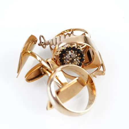 Diverse guld, 18k Vikt: 32,7 g