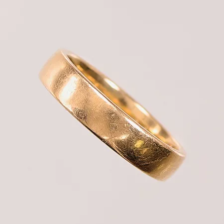 Ring, Ø19¾, bredd:5mm, gravyr, 18K 8,4g.