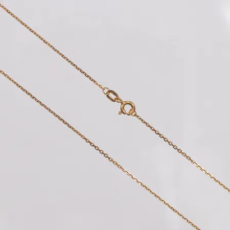 Kedja, Ankar, Carlsén, 45cm, bredd 0,7mm, 18K  Vikt: 2,2 g