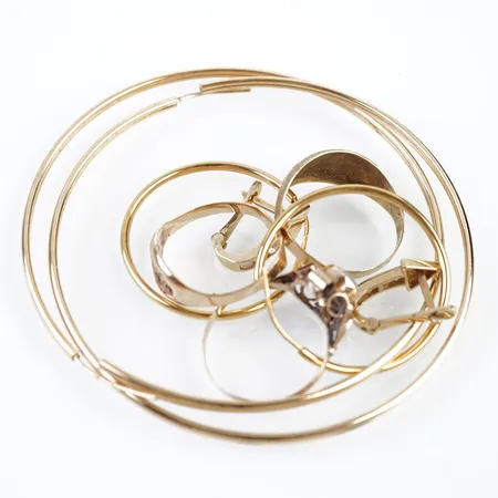 Diverse guld, 14k Vikt: 14,5 g