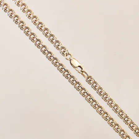 Collier Bismarck, längd 56cm, bredd 4mm, 14K Vikt: 13,4 g
