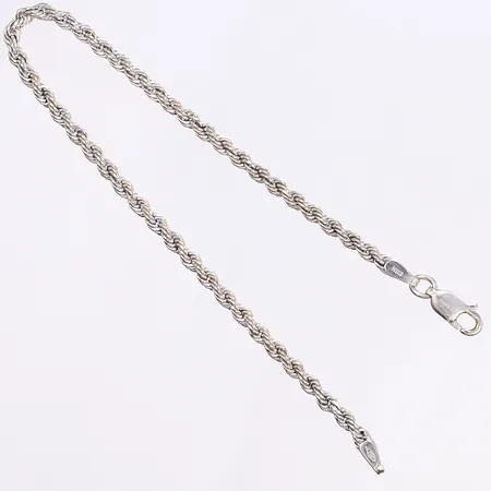 Armband, Cordell, 17,5cm, bredd 2,5mm, GHA, vitguld, 18K Vikt: 2,2 g