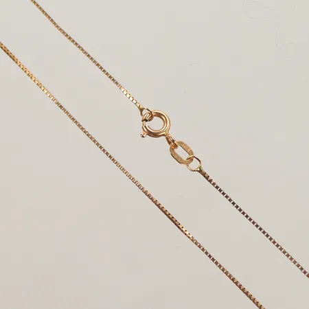 Halskedja Venezia, längd 44,5cm, bredd 1mm, 18K Vikt: 1,6 g