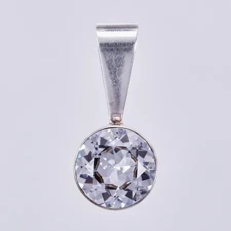 Brosch med stenar, CWT Hedblom, 1911, längd ca 34mm, bredd ca 8mm, silver Vikt: 3,3 g