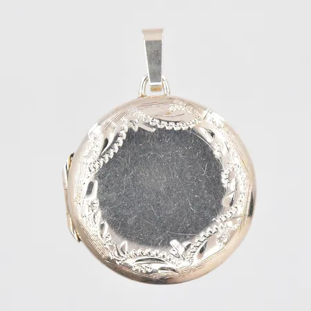 Hänge, medaljong Ø 21mm, silver Vikt: 4,4 g