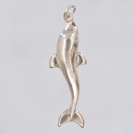 Hänge, delfin, stl 50x15mm, silver Vikt: 5,3 g