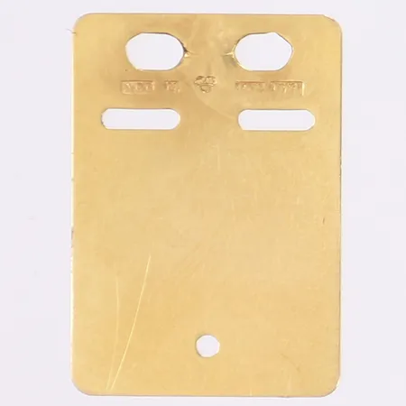 Hänge, ID-bricka, 25x19mm, gravyr, 18K Vikt: 2,3 g